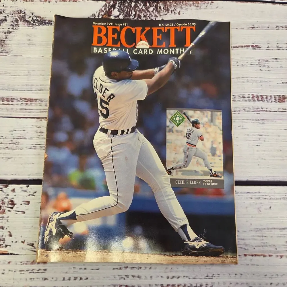 Beckett Baseball Hockey Card Monthly Magazines Lot 3 1991 1995 Issues